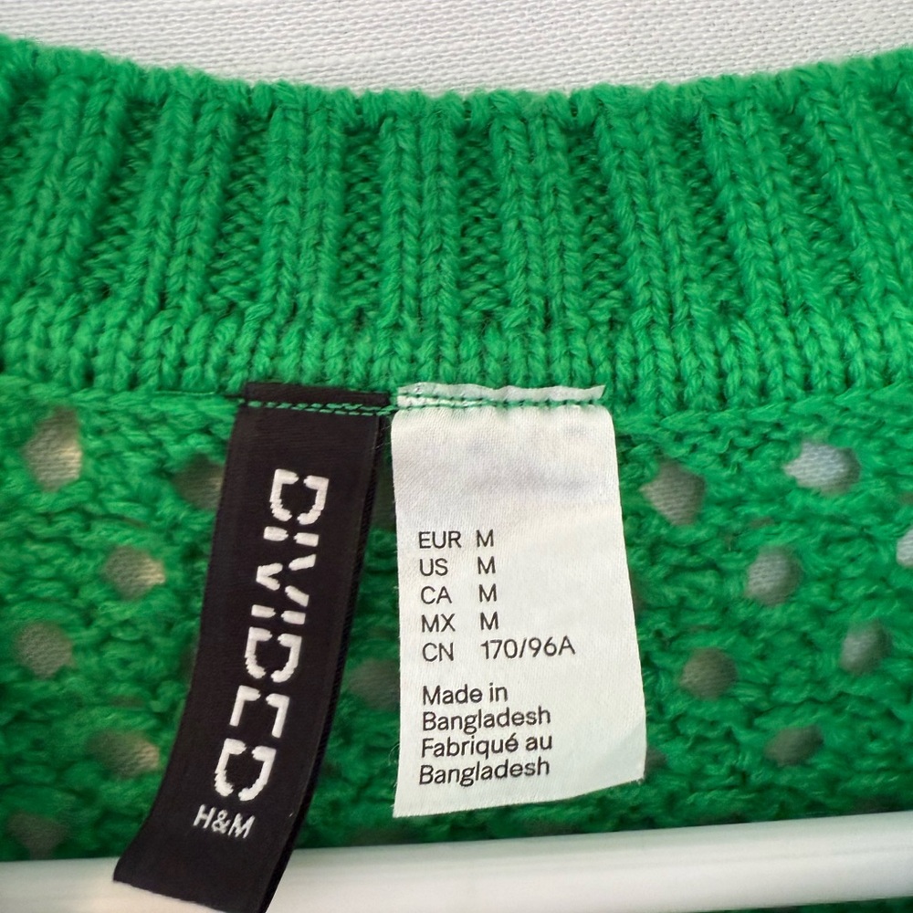 H&M green Knit Women's Sweater - Picture 3 of 5